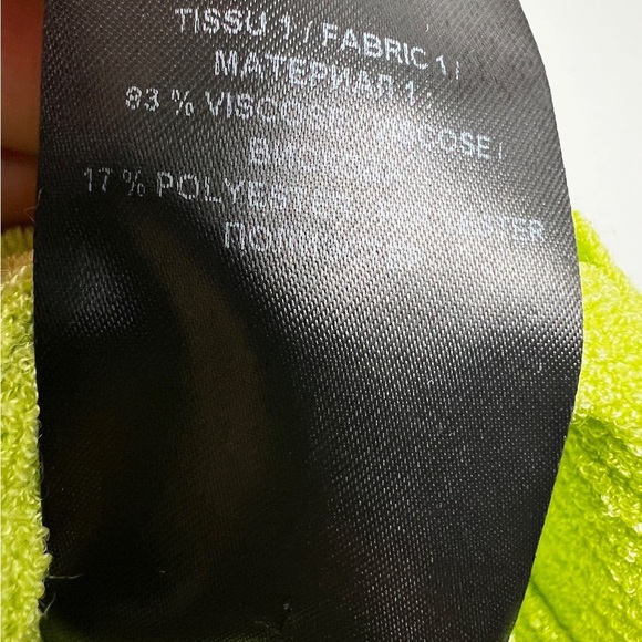 Balmain Neon Green Top Gold Button - Picture 10 of 11